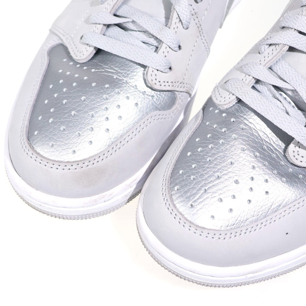 NIKE(ナイキ) AIR JORDAN 1 RETRO LOW OG SILVER エアジョーダン 1 レトロ ローカットスニーカー シルバー US9/27cm CZ0790-002