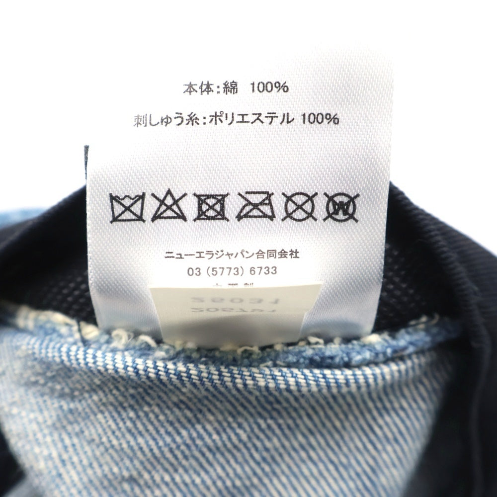 NEW ERA(ニューエラ) Flower Embroidery フラワー エンブロイダリー デニム バケットハット ライトブルー