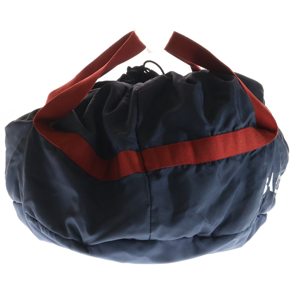 BALENCIAGA(バレンシアガ) ロゴ刺繍 ナイロン ボストンバッグ ネイビー 1489939