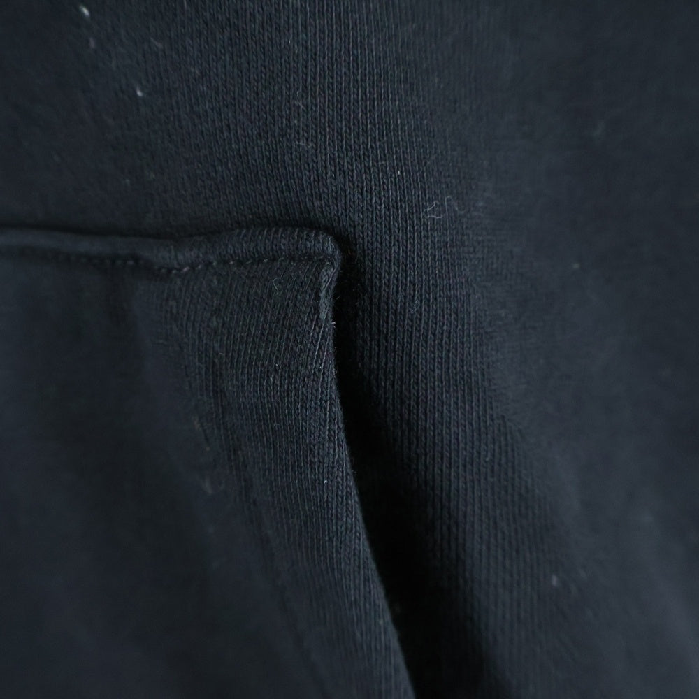 WIND AND SEA(ウィンダンシー) リフレクターロゴ プリント プルオーバーパーカー ブラック