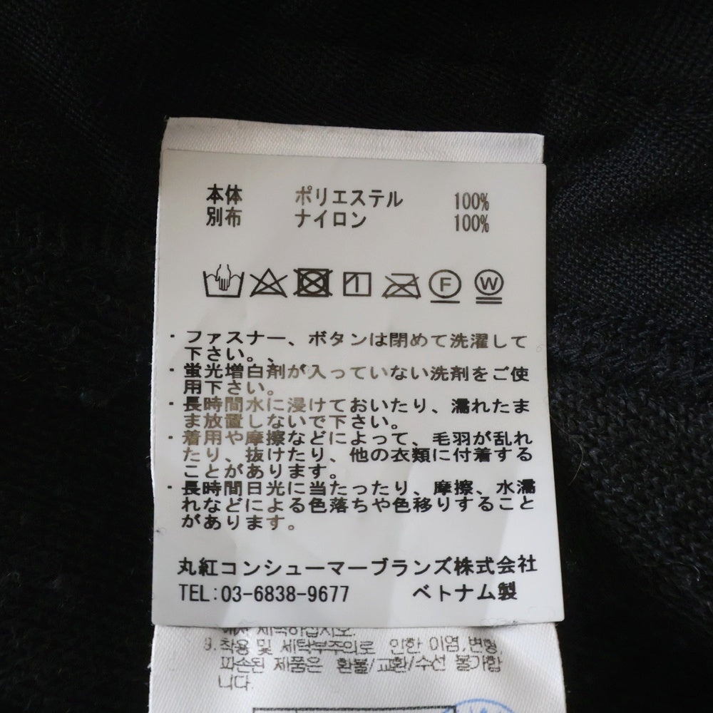 MERRELL(メレル) ハーフジップ ボアフリース ジャケット ブラック MLM2A4AN1200