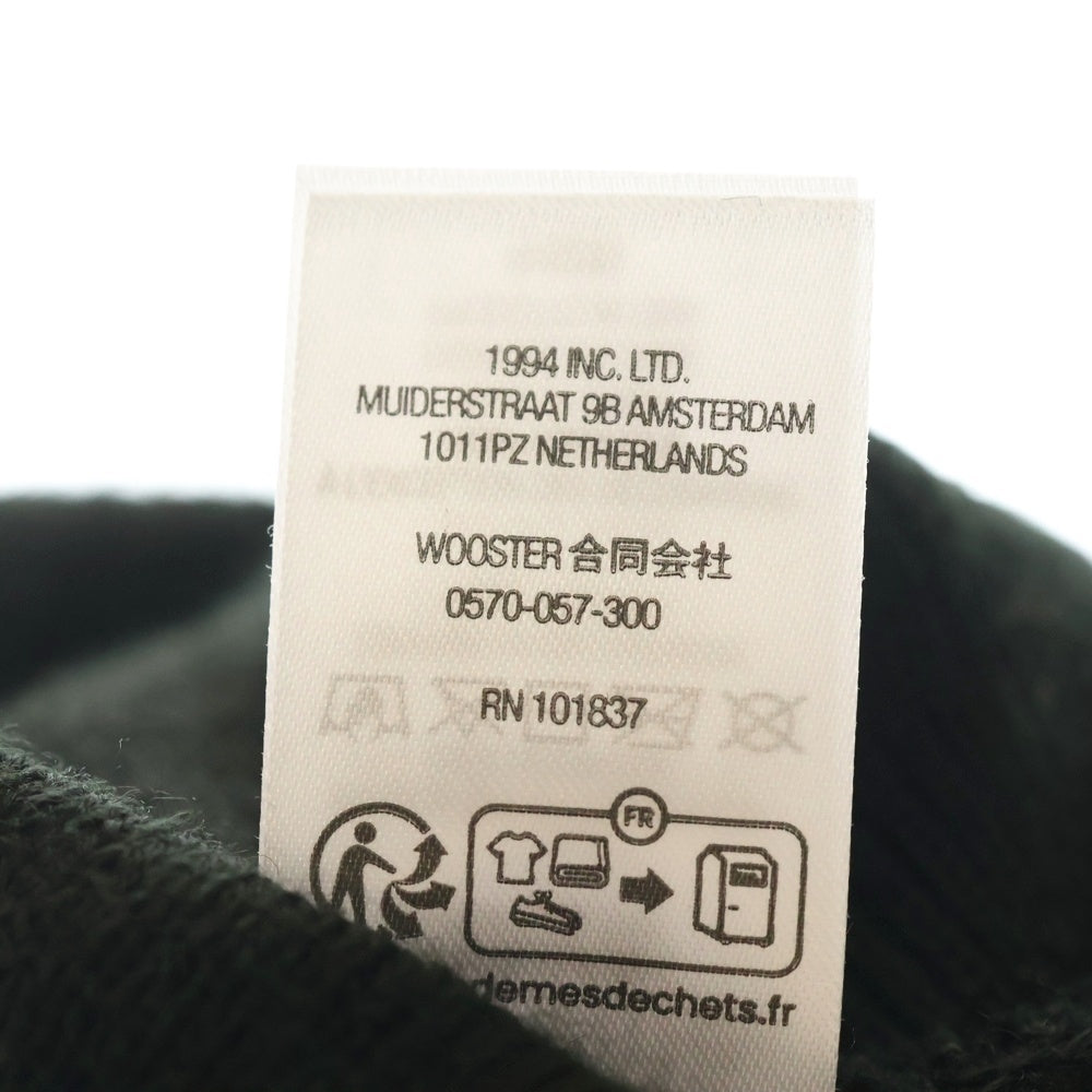 SUPREME(シュプリーム) 24AW Crest Beanie クレスト ロゴエンブロイダリー ニットビーニー ニット帽 帽子 ブラック