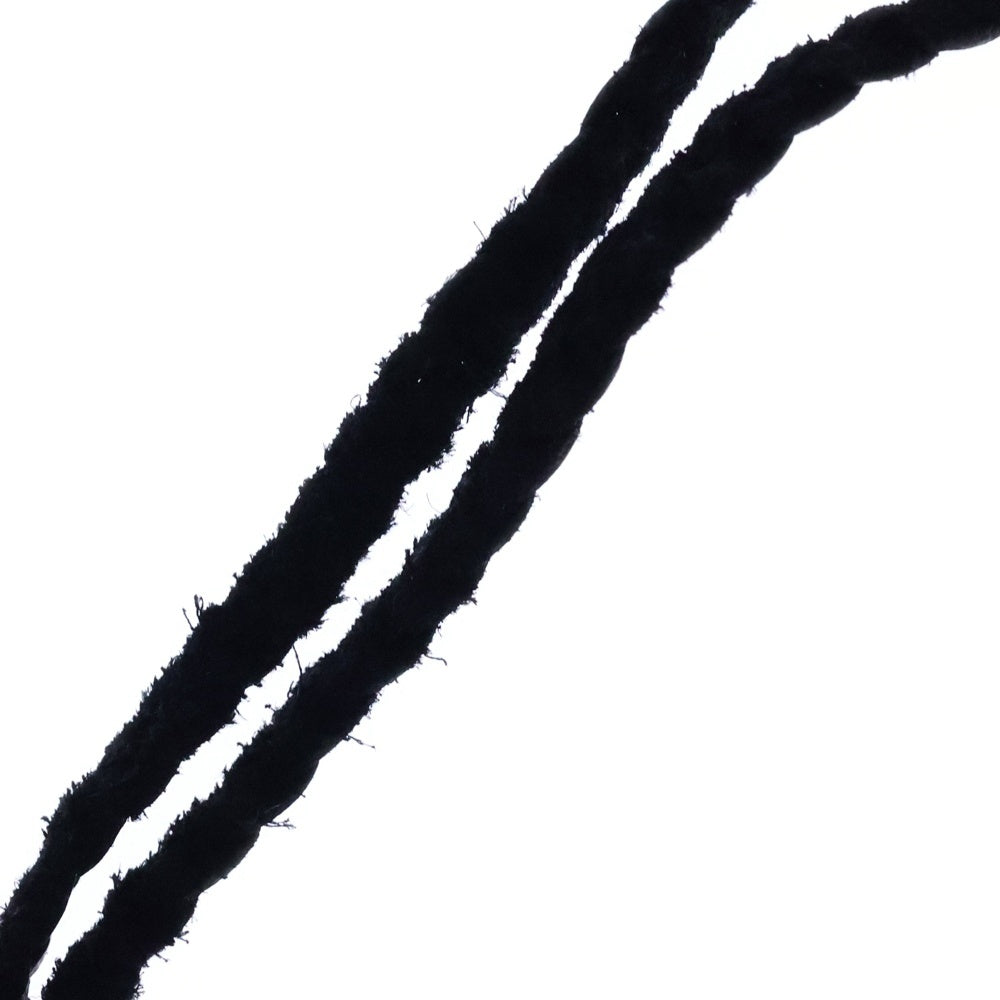 CHROME HEARTS(クロムハーツ) LEATHER BRAID スクロールレザーブレード シルバーネックレス
