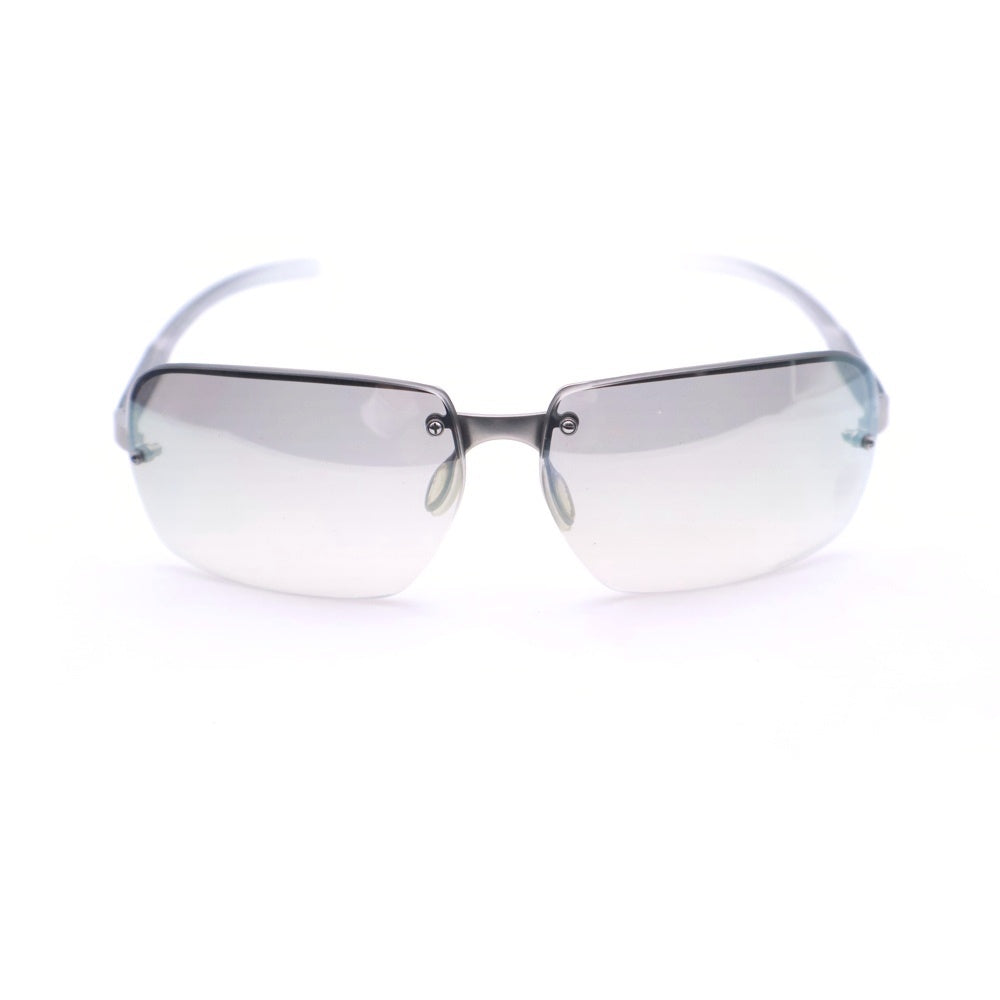 PRADA(プラダ) ハーフリム スクエアフレーム サングラス アイウェア 眼鏡 グレー/シルバー SPR71A 2AC-7A1