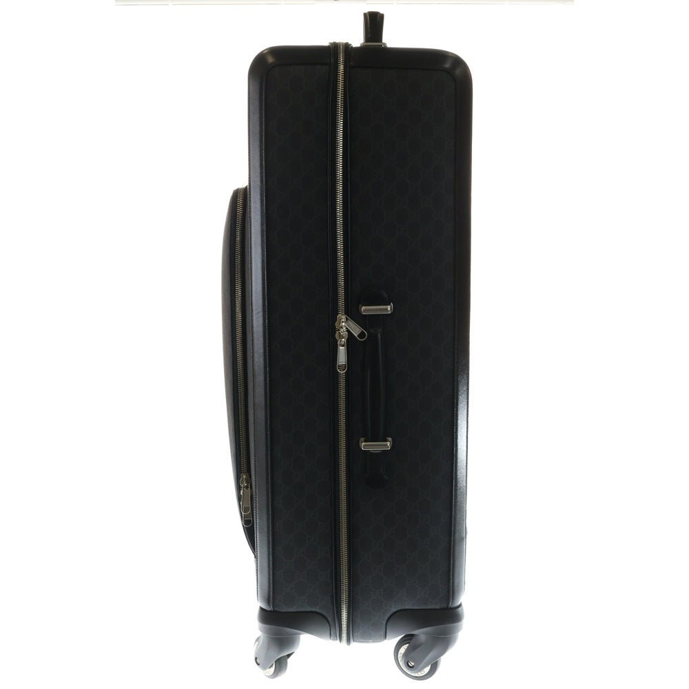 GUCCI(グッチ) LARGE TROLLEY GGスプリーム ラージ トロリー トラベルバッグ キャリーケース ブラック 728471
