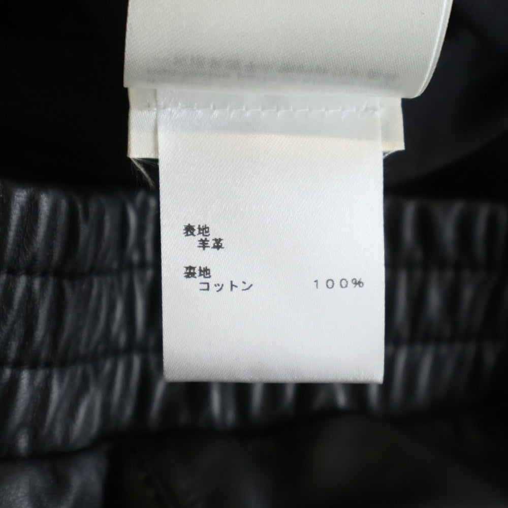 LOUIS VUITTON(ルイヴィトン) 22SS LVライン ダミエ ラムレザー レーシング トラック シングルライダース レザージャケット ブラック RM221 I85 HML61E