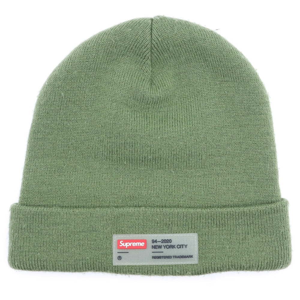 SUPREME(シュプリーム) Clear Label Beanie クリア ラベル ビーニー オリーブ