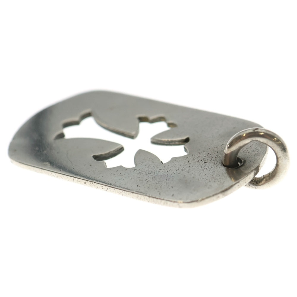 CHROME HEARTS(クロムハーツ) D TAG LRG CO CRS カットアウトクロスドッグタグ ラージ ペンダントトップ シルバー BCA239