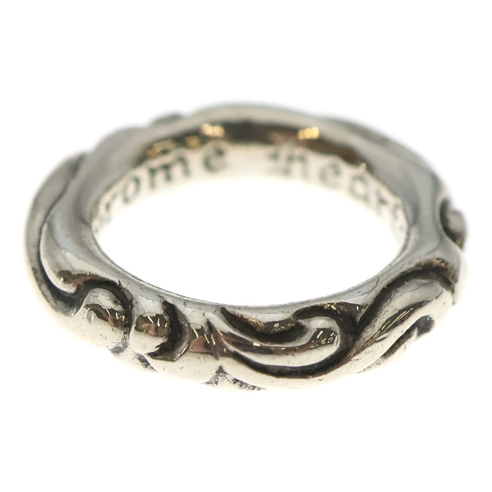 CHROME HEARTS(クロムハーツ) SCRL BAND スクロールバンド リング シルバー BCA351