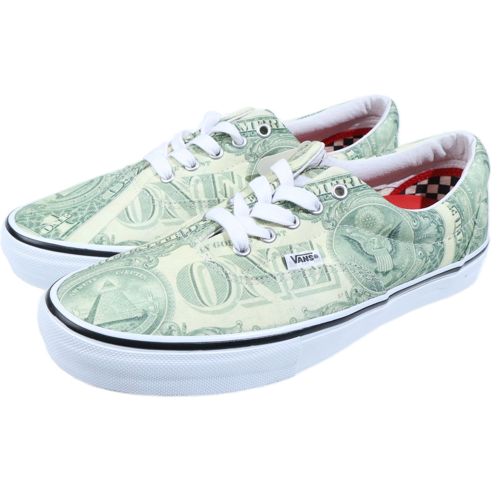 SUPREME(シュプリーム) 23SS ×Vans Dollar Era ヴァンズ ダラー総柄 ローカットスニーカー グリーン US11/29cm VN0A5FC9GRN