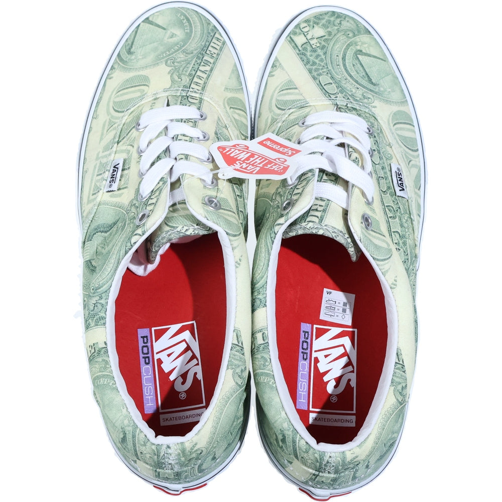 SUPREME(シュプリーム) 23SS ×Vans Dollar Era ヴァンズ ダラー総柄 ローカットスニーカー グリーン US11/29cm VN0A5FC9GRN