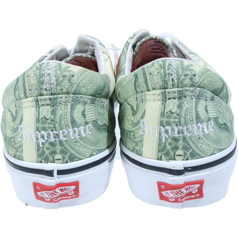 SUPREME(シュプリーム) 23SS ×Vans Dollar Era ヴァンズ ダラー総柄 ローカットスニーカー グリーン US11/29cm VN0A5FC9GRN