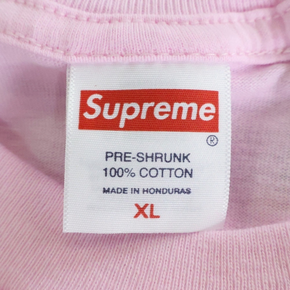 SUPREME(シュプリーム) 25AW Fuckin Blowout Tee ファッキン ブローアウト プリント クルーネック 半袖Tシャツ カットソー ピンク