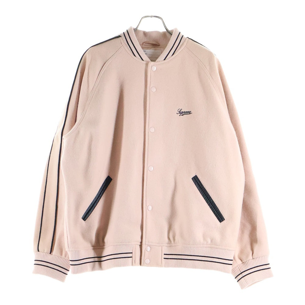SUPREME(シュプリーム) 21SS Jamie Reid It's All Bollocks Varsity Jacket バーシティージャケット スタジャン ピンク