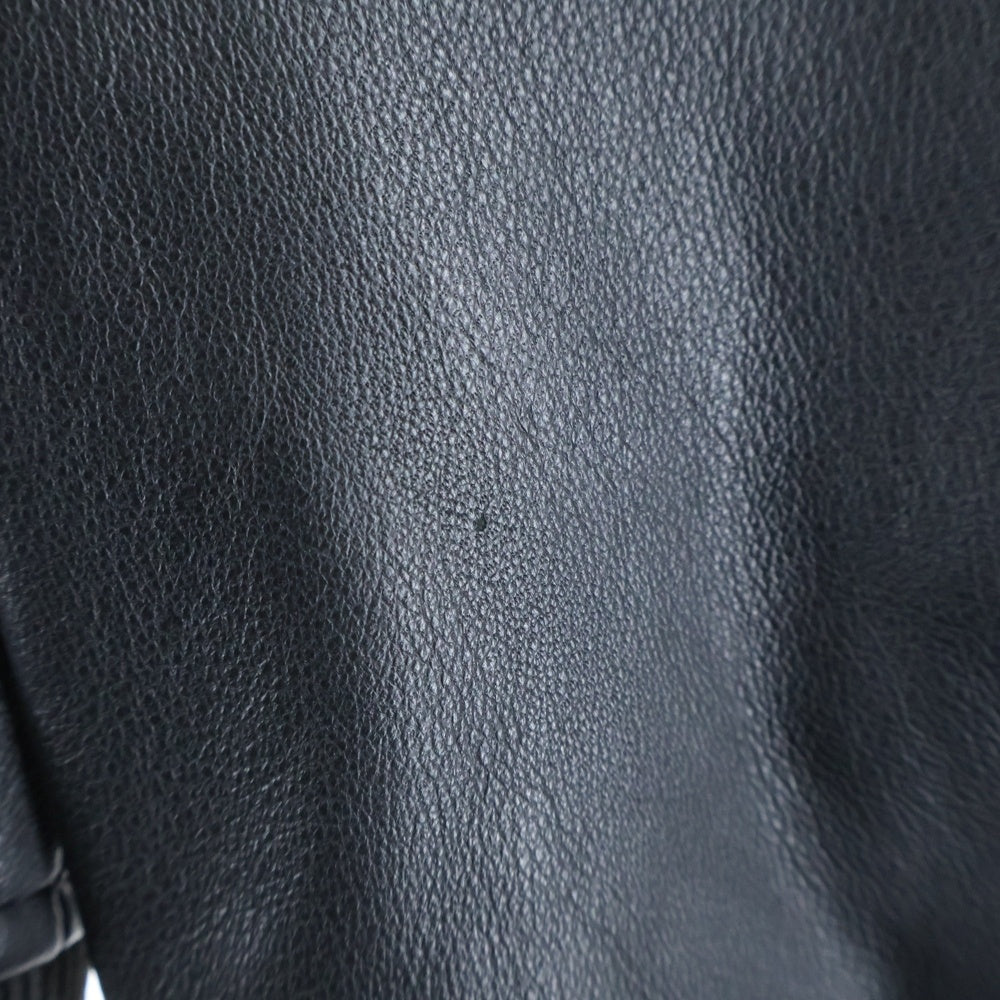 HUGO BOSS(ヒューゴボス) ラムレザー ブルゾンジャケット ブラック 50504360