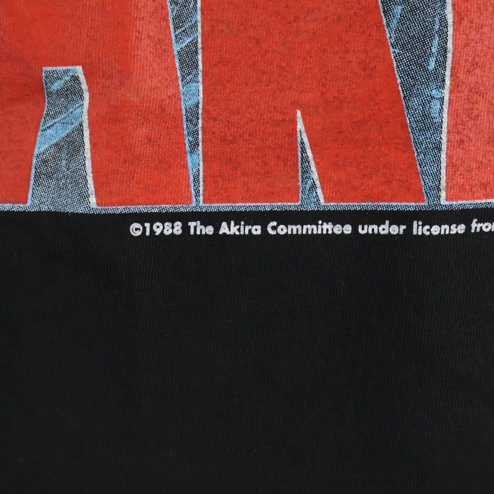 VINTAGE(ヴィンテージ) 80s AKIRA KANEDA EXPLODE TEE FASHION VICTIM ヴィンテージ アキラ クルーネック半袖Tシャツ ブラック