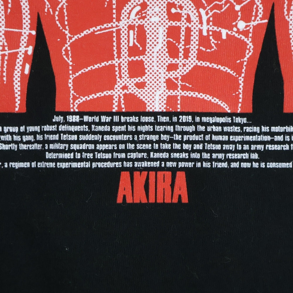 VINTAGE(ヴィンテージ) 00s AKIRA Tee アキラ Printstar タグ 正面プリント マガジン特典 クルーネック半袖Tシャツカットソー ブラック