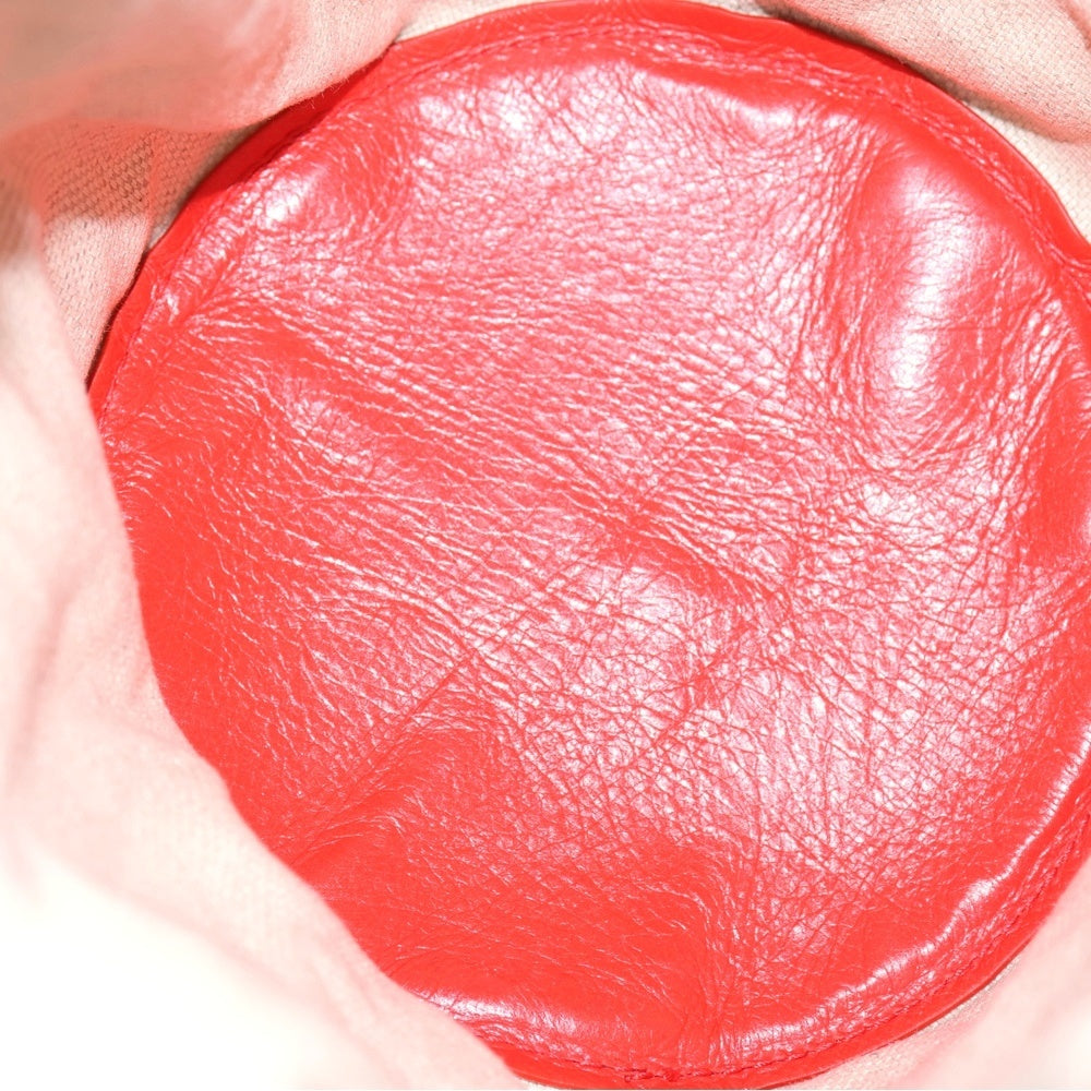 BOTTEGA VENETA(ボッテガヴェネタ) Kalimero Bucket Bag カリメロ イントレチャート 2WAY バケットバッグ ショルダーバッグ レッド 717177 レディース