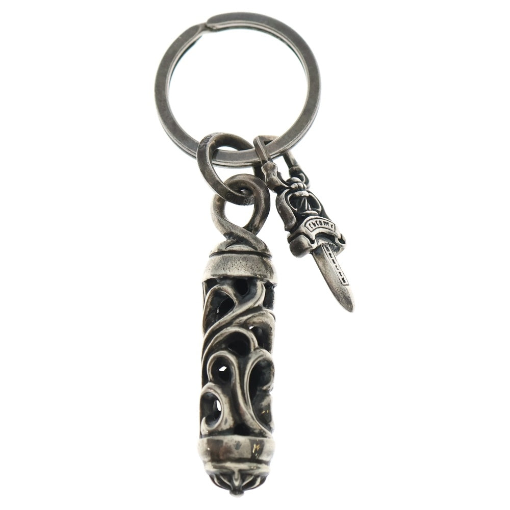 CHROME HEARTS(クロムハーツ) ROLLER&No5 DGGR ローラー#5ダガーキーリング シルバー
