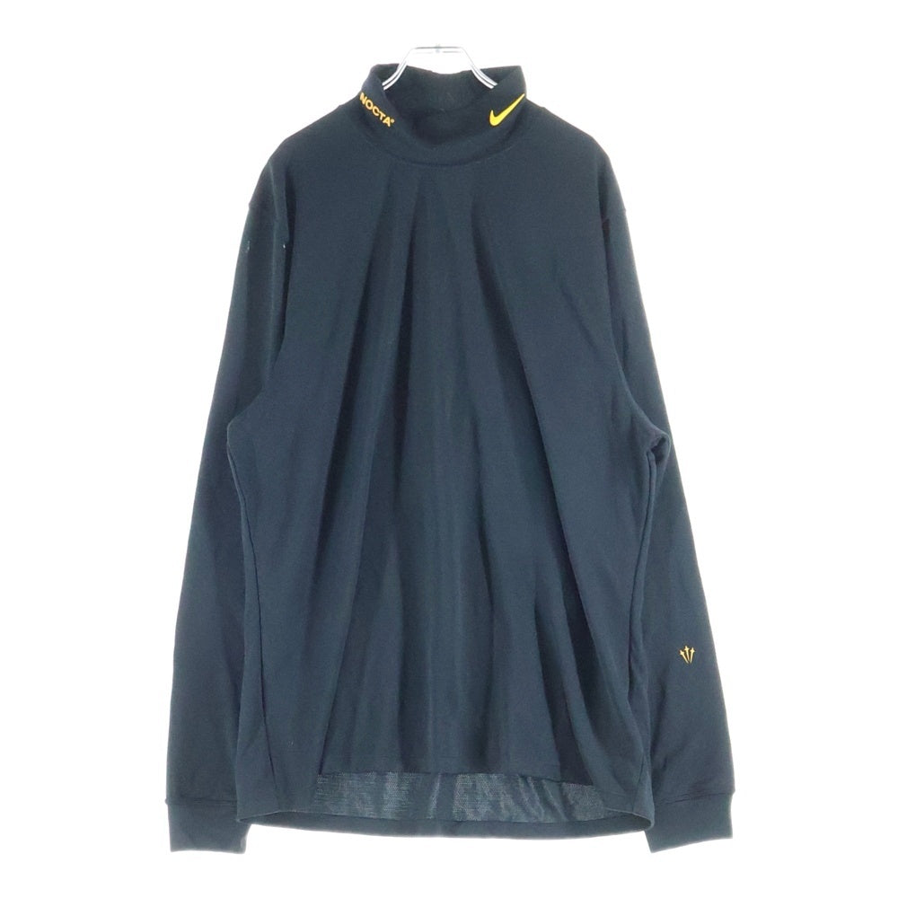 NIKE(ナイキ) × DRAKE NOCTA M NRG AU MOCK NECK ESS ドレイク ノクタ モックネック ドライフィット ロングスリーブ 長袖Tシャツ ブラック DA3938-010