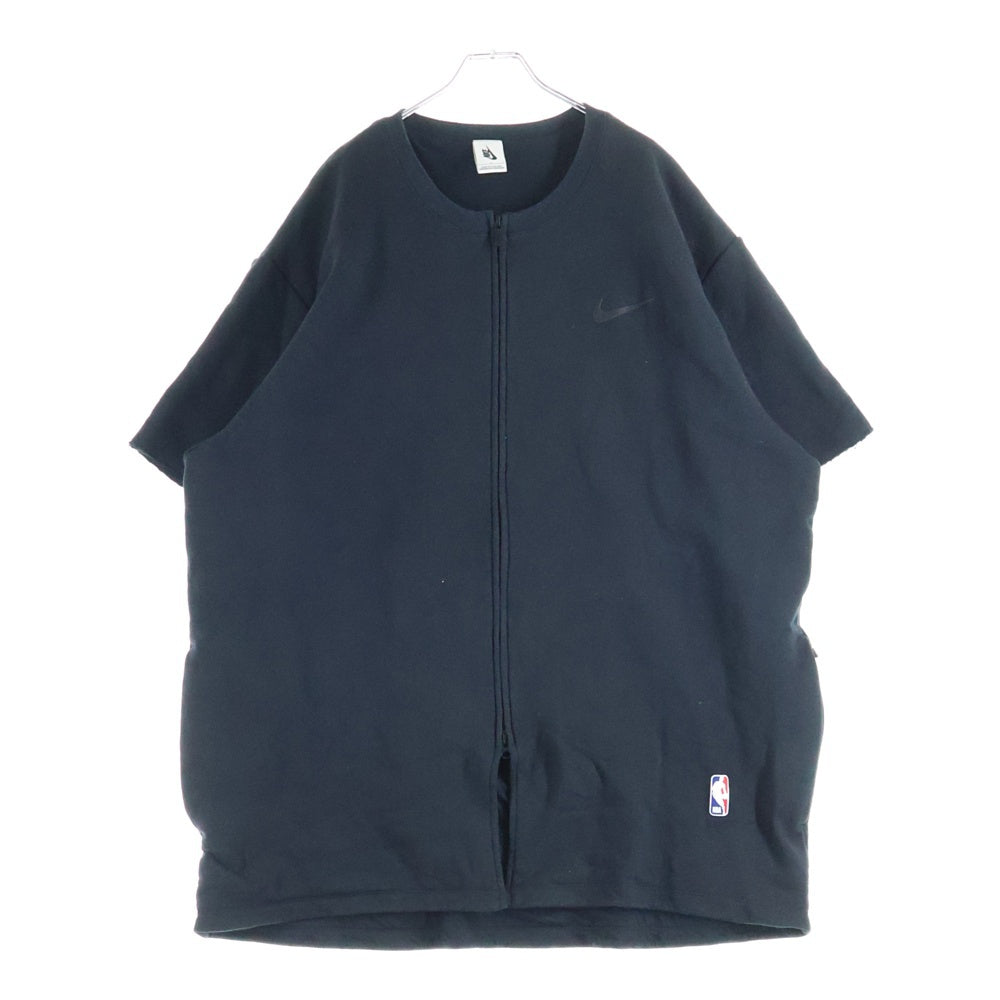 NIKE(ナイキ) × FEAR OF GOD WARM UP TOP フィアオブゴッド ウォームアップ ジップアップ 半袖スウェットトレーナー ブラック AR0629-010