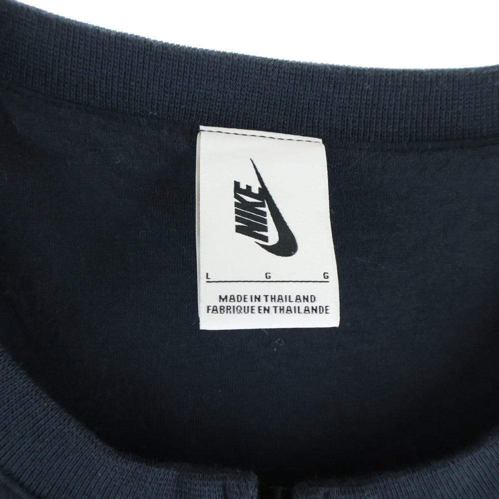 NIKE(ナイキ) × FEAR OF GOD WARM UP TOP フィアオブゴッド ウォームアップ ジップアップ 半袖スウェットトレーナー ブラック AR0629-010