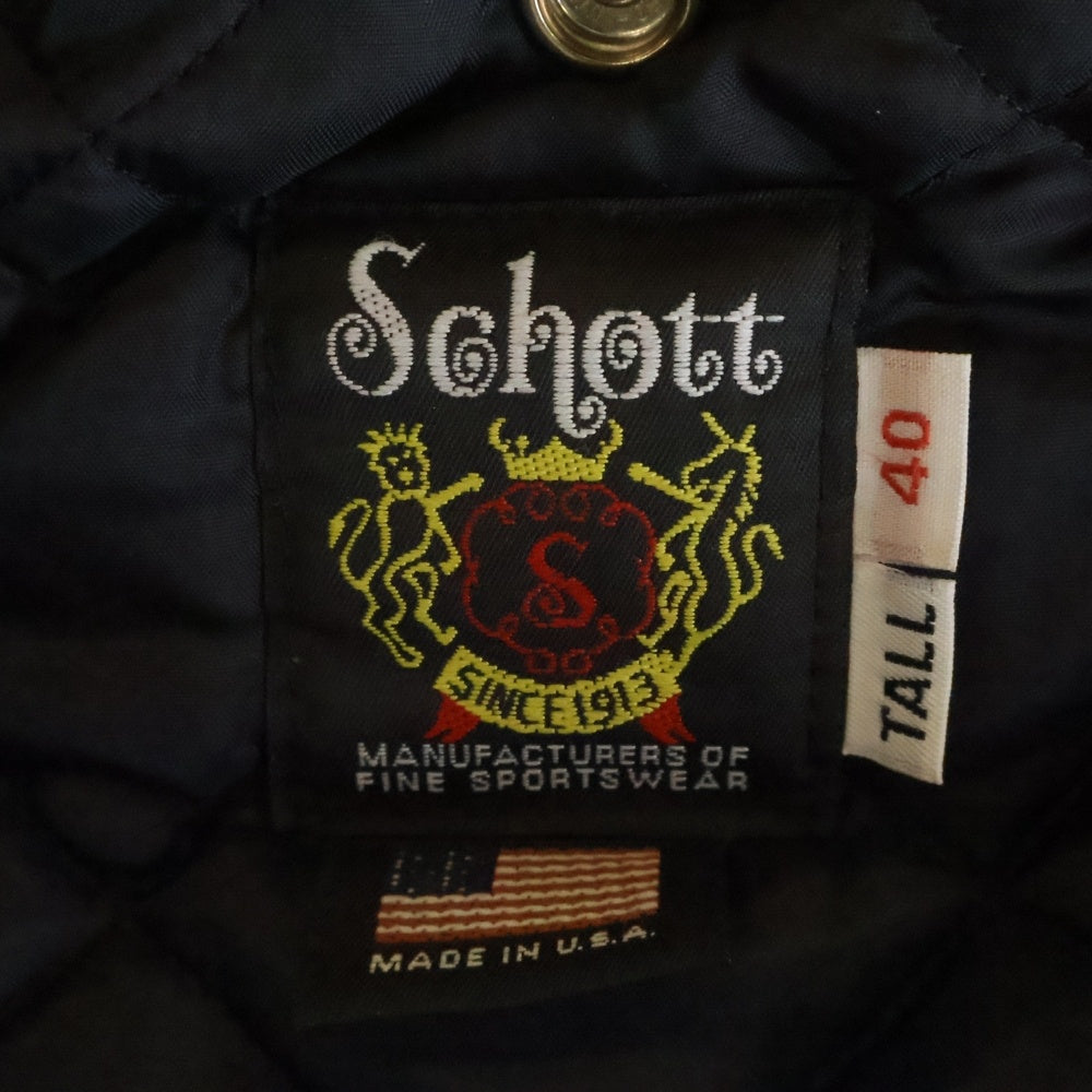 SCHOTT(ショット) 613UST ONE STAR DOUBLE RIDERS JACKET ワンスター ダブルライダースジャケット ブラック