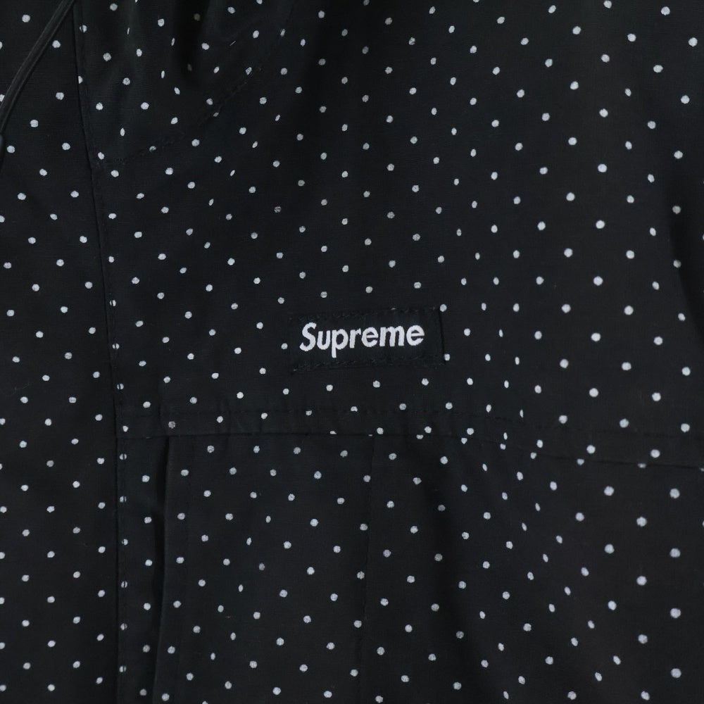 SUPREME(シュプリーム) 12AW Pindot Shell Jacket ピンドットシェルジャケット ナイロン マウンテンパーカー ブラック