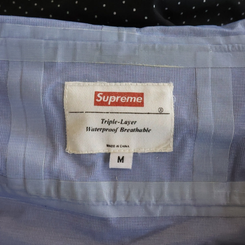 SUPREME(シュプリーム) 12AW Pindot Shell Jacket ピンドットシェルジャケット ナイロン マウンテンパーカー ブラック