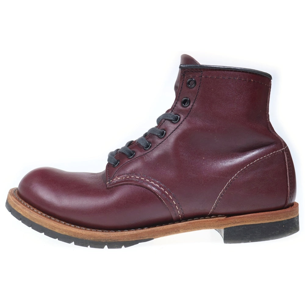 RED WING(レッド ウイング) BECKMAN 9011 刺繍羽タグ ベックマン ワークブーツ レースアップシューズ ワインレッド