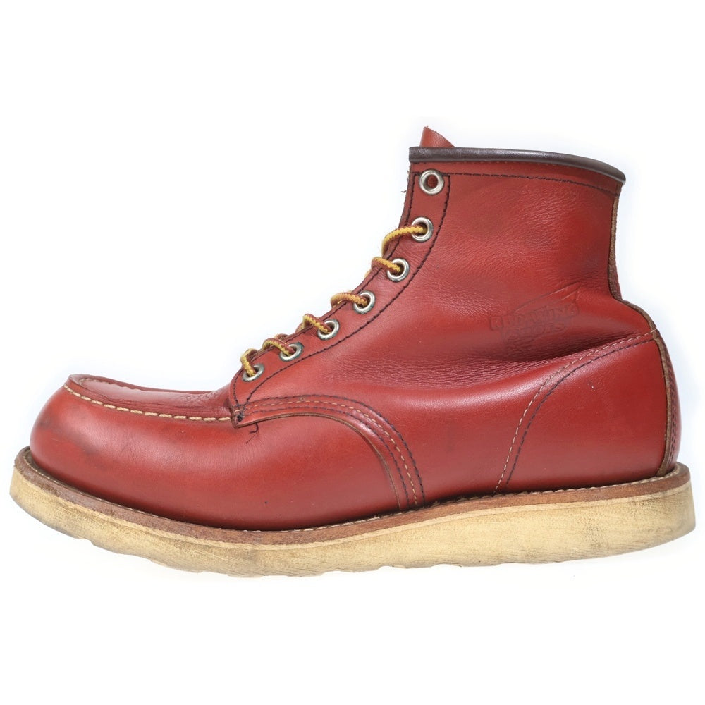 RED WING(レッド ウイング) 00-90SS 8875 刺繍羽タグ IRISH SETTER MOC TOE CLASSIC WORK BOOTS アイリッシュセッター モックトゥ レザー クラシック ワークブーツ ブラウン