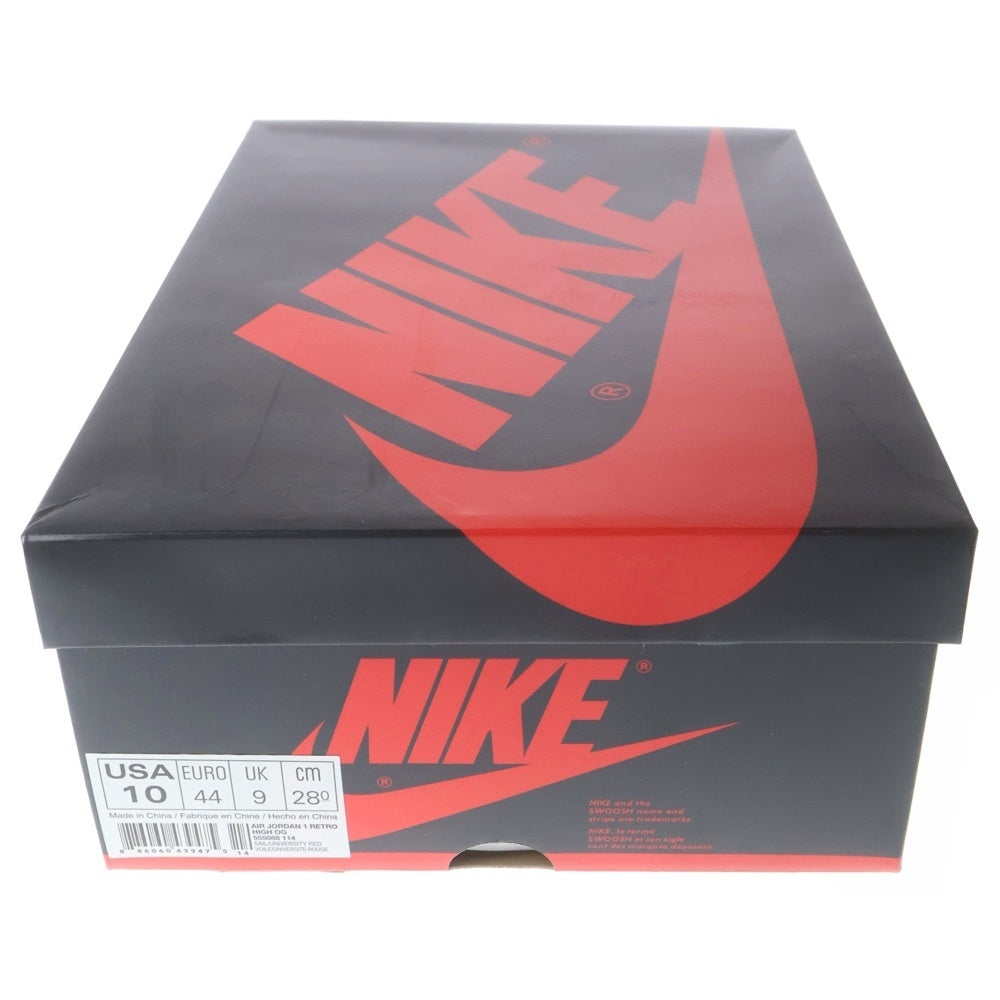 NIKE(ナイキ) AIR JORDAN 1 RETRO HIGH OG SAIL エアジョーダン1 レトロ ハイ OG セイル ハイカットスニーカー ホワイト US10/28cm 555088-114