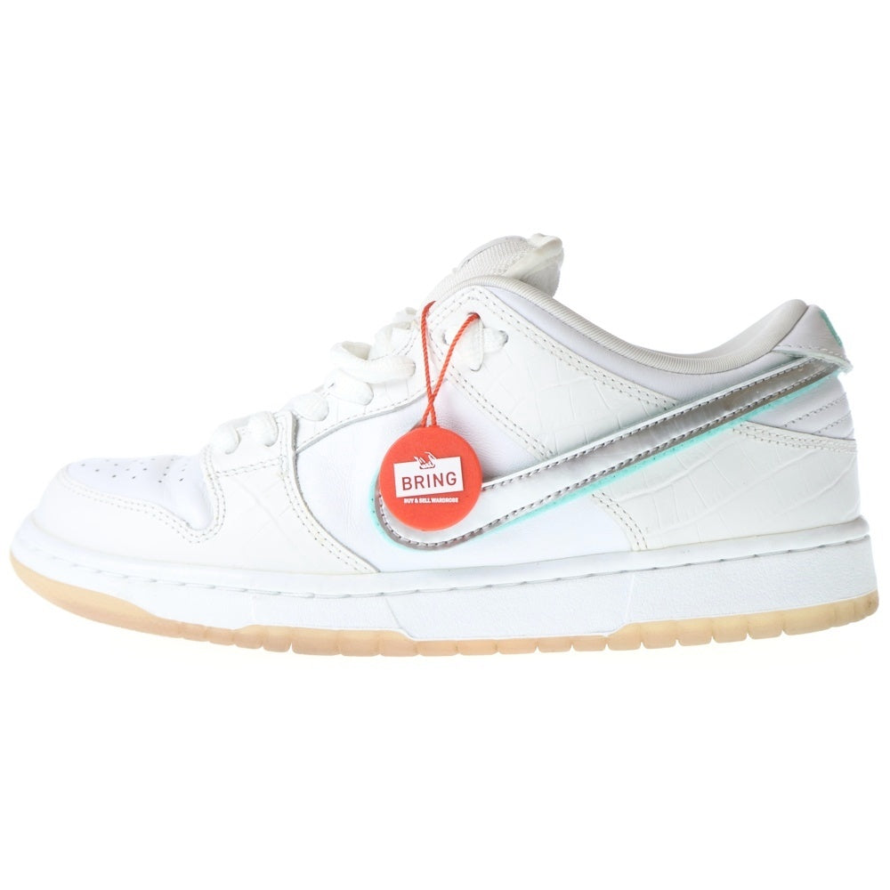 NIKE(ナイキ) ×DIAMOND SUPPLY DUNK LOW PRO OG QS ダイヤモンド サプライ ダンク ローカットスニーカー ホワイト US9.5/27.5cm BV1310-100
