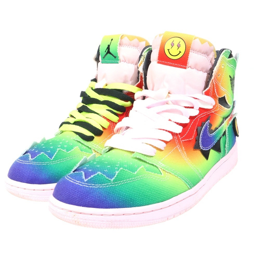 NIKE(ナイキ) ×J BALVIN NIKE AIR JORDAN 1 HIGH OG RAINBOW J バルビン エアジョーダン1 OG レインボー ハイカットスニーカー マルチ US9.5/27.5cm DC3481-900
