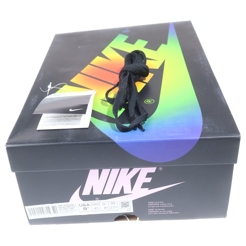 NIKE(ナイキ) ×J BALVIN NIKE AIR JORDAN 1 HIGH OG RAINBOW J バルビン エアジョーダン1 OG レインボー ハイカットスニーカー マルチ US9.5/27.5cm DC3481-900