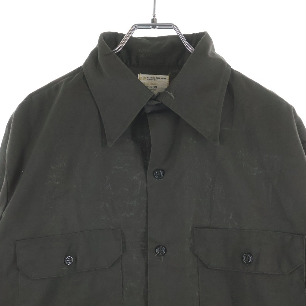 BIGMAC(ビッグマック) JC PENNEY NO-IRON L/S SHIRT ミリタリー 長袖シャツ カーキ