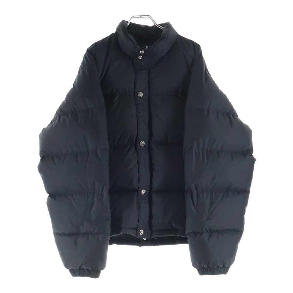 CHROME HEARTS(クロムハーツ) STIFF V2 FBRC スティッフ CHプラス総柄 ダガージップ クロスボールボタン ダウンジャケット ブラック