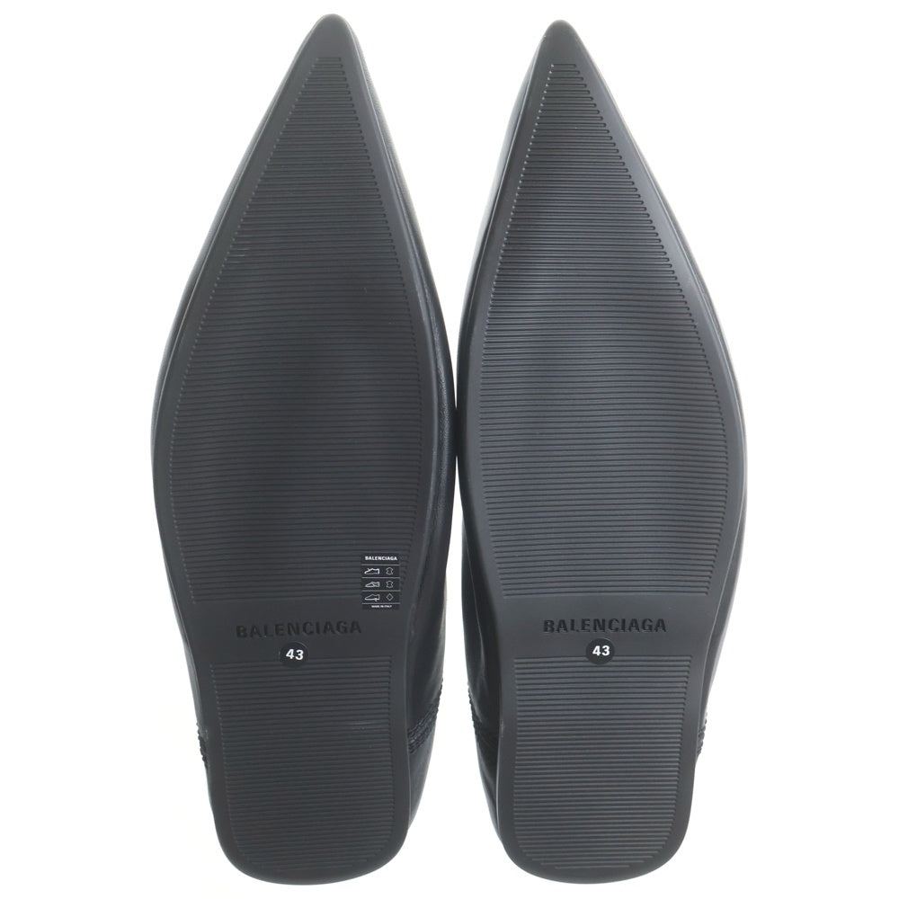 BALENCIAGA(バレンシアガ) FLAT MULE SMOOTH LAMBSKIN フラット ミュール スムース ラムスキン ブラック 788347