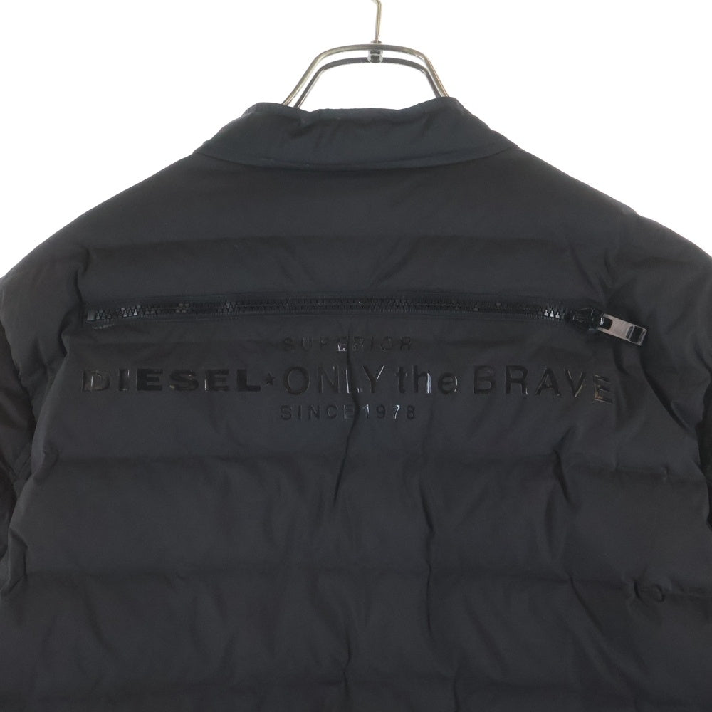 DIESEL(ディーゼル) Zip Up Down Jaket ジップアップ ダウンジャケット ブラック