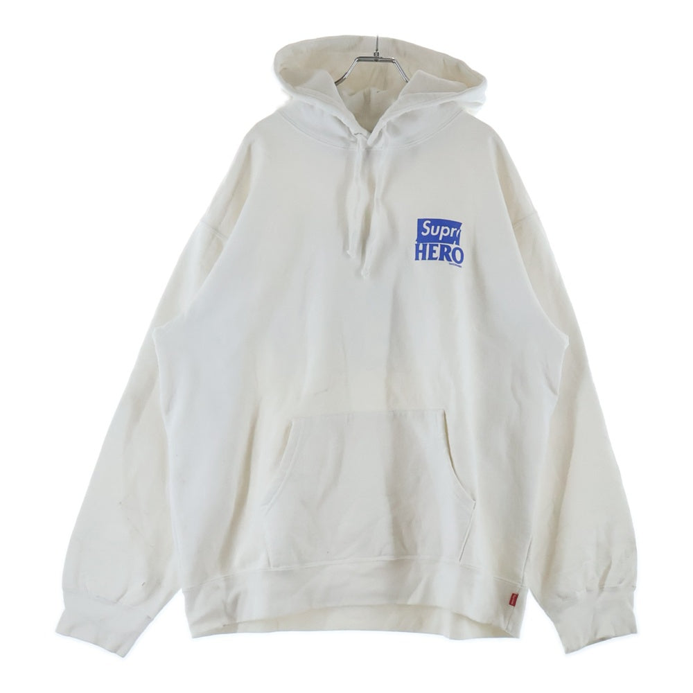 SUPREME(シュプリーム) 22SS×ANTIHERO Sweat Hooded アンタイヒーロー プルオーバー スウェットパーカー ホワイト