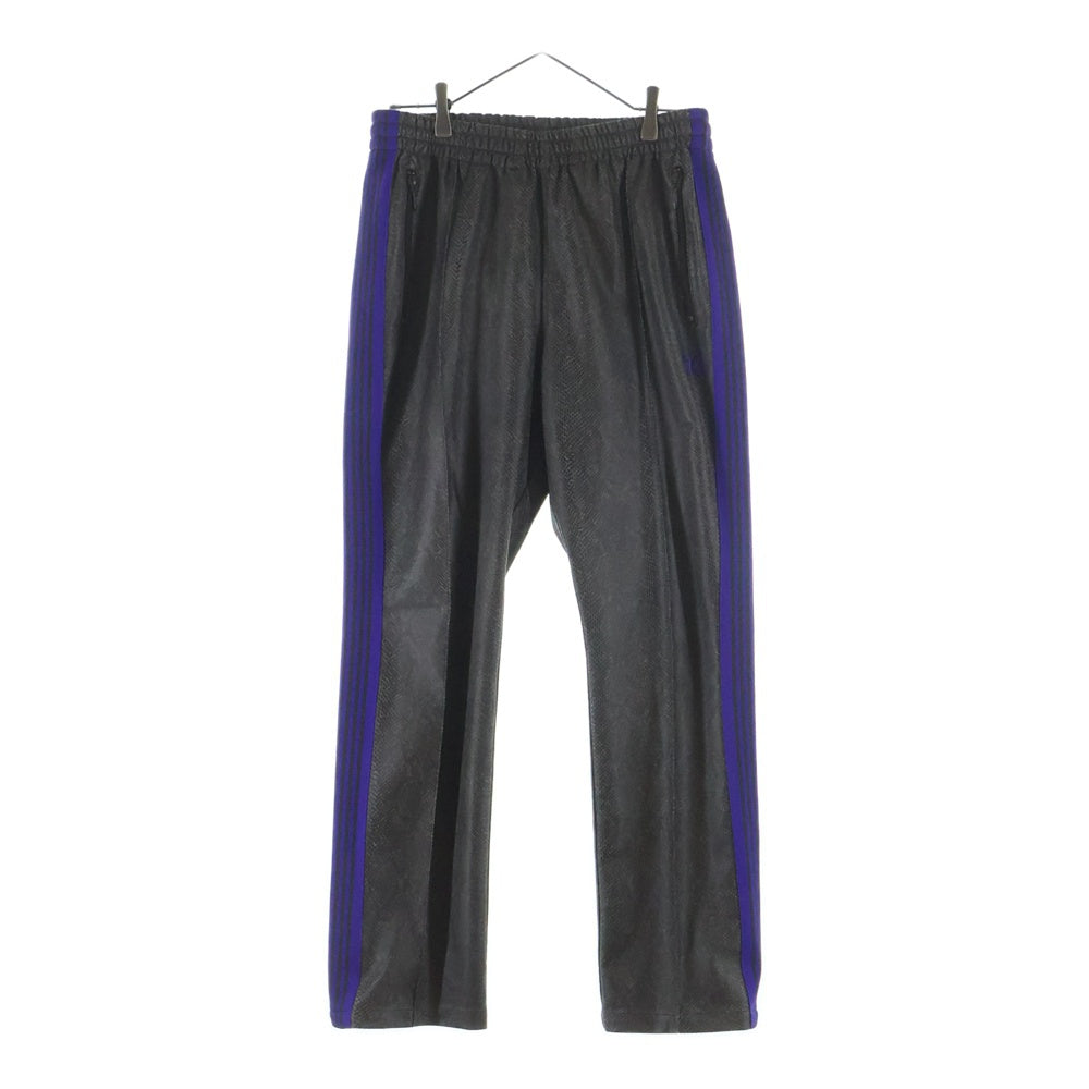 Needles(ニードルス) Narrow Synthetic Leather Track Pant ナロー シンセティック レザー トラックパンツ パープル GL223