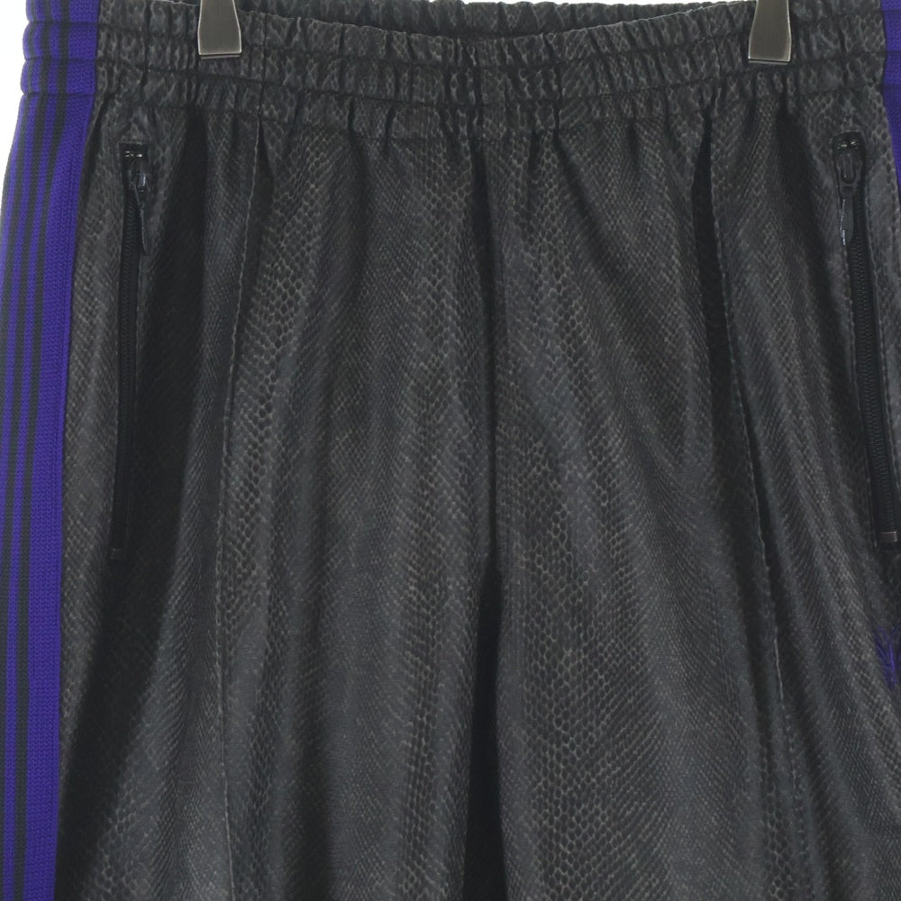 Needles(ニードルス) Narrow Synthetic Leather Track Pant ナロー シンセティック レザー トラックパンツ パープル GL223