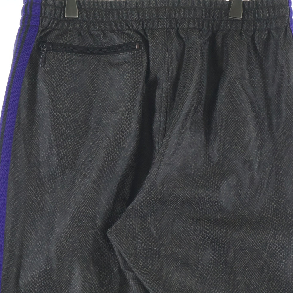 Needles(ニードルス) Narrow Synthetic Leather Track Pant ナロー シンセティック レザー トラックパンツ パープル GL223