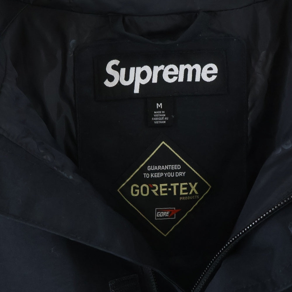 SUPREME(シュプリーム) 24SS GOREーTEX Nylon Anorak Jacket ゴアテックス ナイロンアノラック ブラック