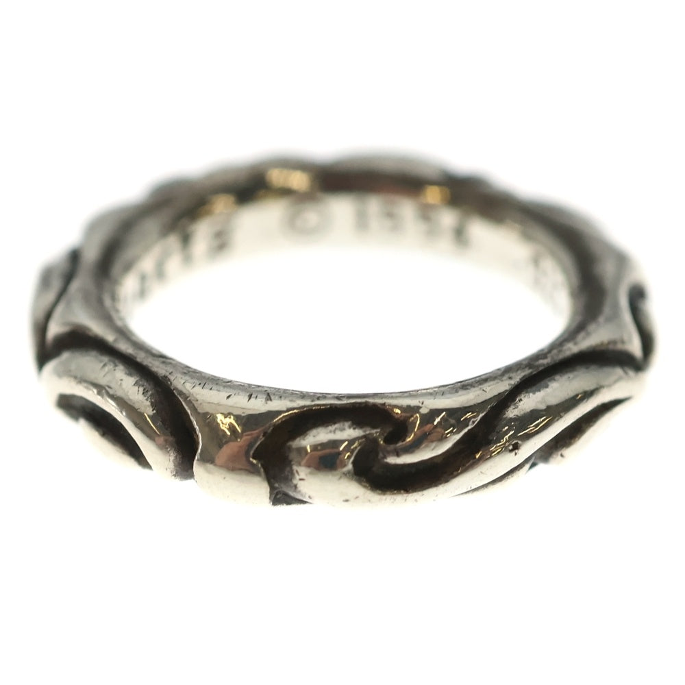 CHROME HEARTS(クロムハーツ) SCRL BAND スクロールバンド リング シルバー BCA351