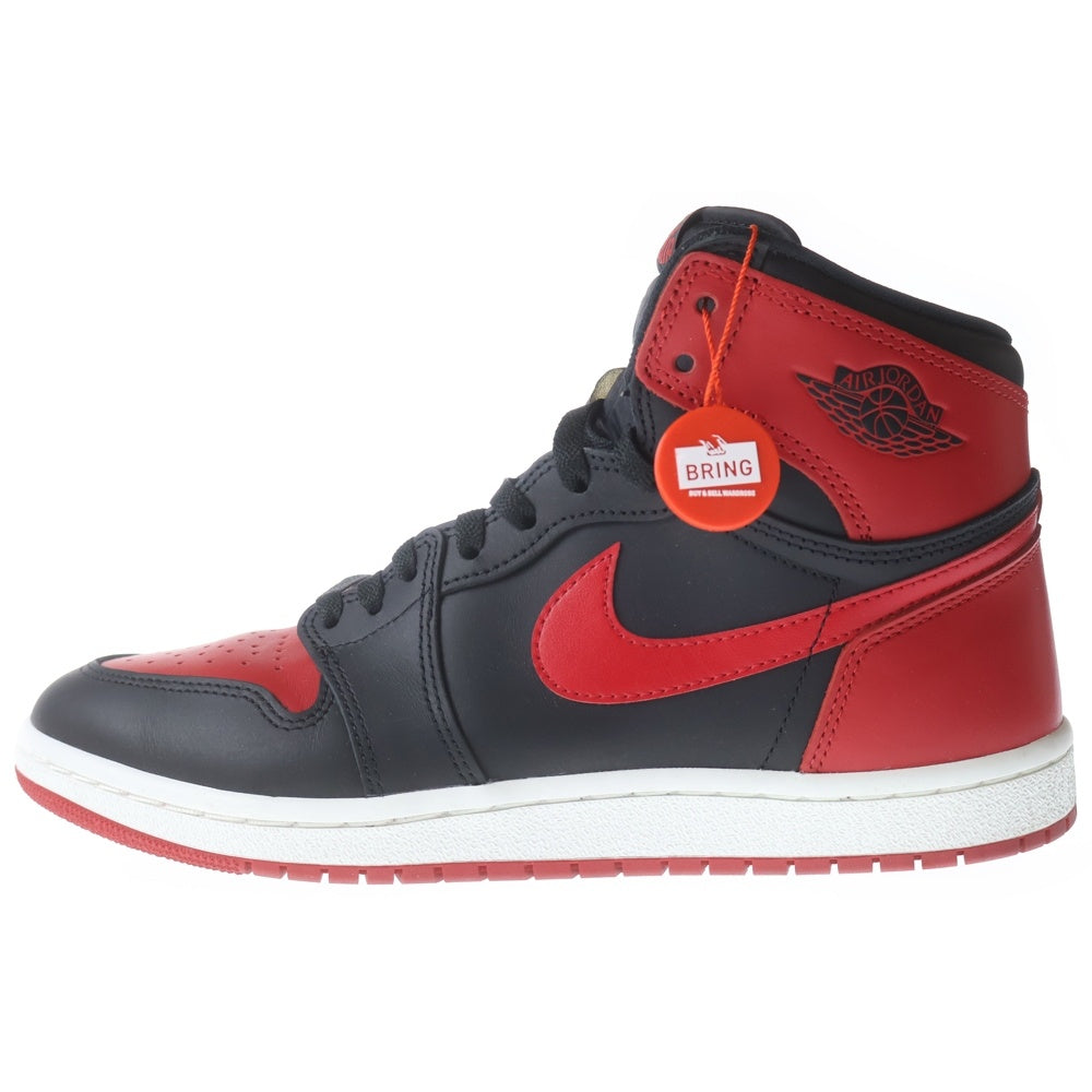 NIKE(ナイキ) Air Jordan 1 High 85 Bred エアジョーダン1 ハイ 85 ブレッド ハイカットスニーカーシューズ US10.5/28.5cm ブラック/レッド HV6674-067