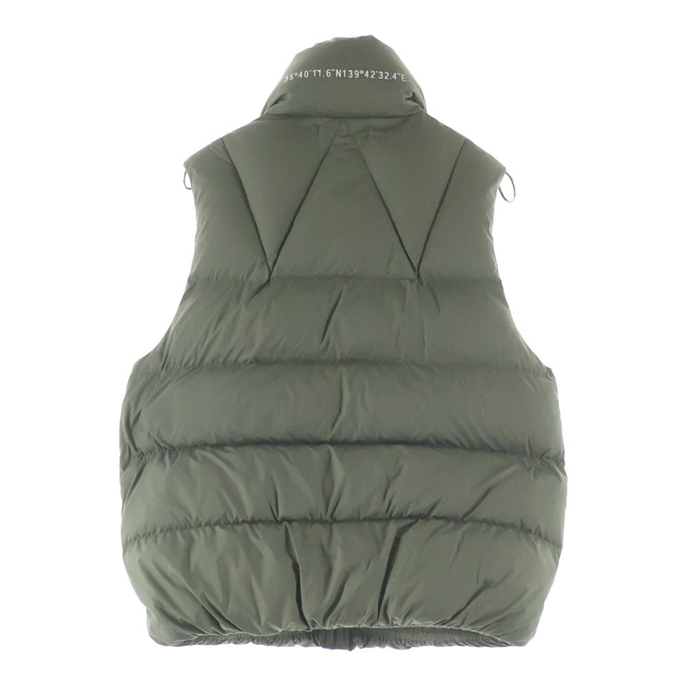 WTAPS(ダブルタップス) 21AW BIVOUAC VEST ビバーク ダウンベスト カーキ 212BRDT-JKM04