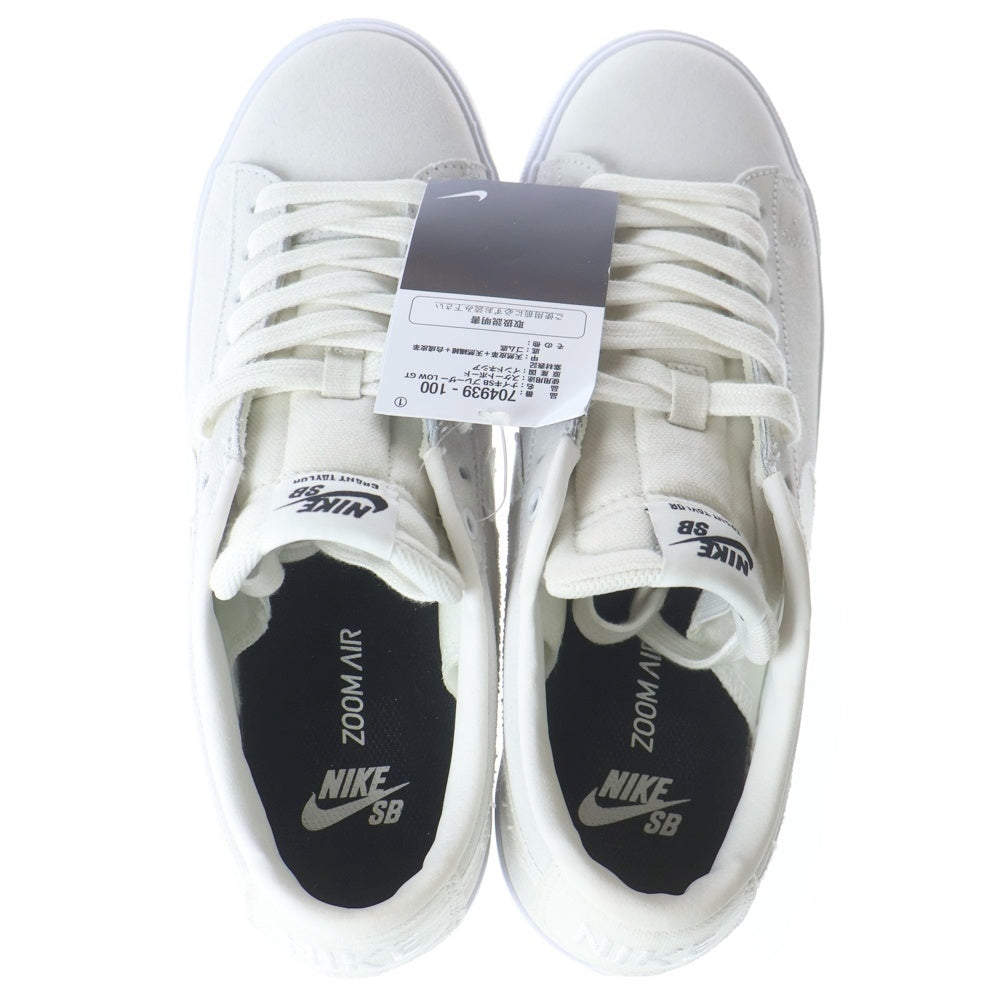 NIKE SB(ナイキエスビー) BLAZER LOW GT Summit White ブレザー ロー サミットホワイト スエード ローカットスニーカー ホワイト US9.5/27.5cm 704939-100