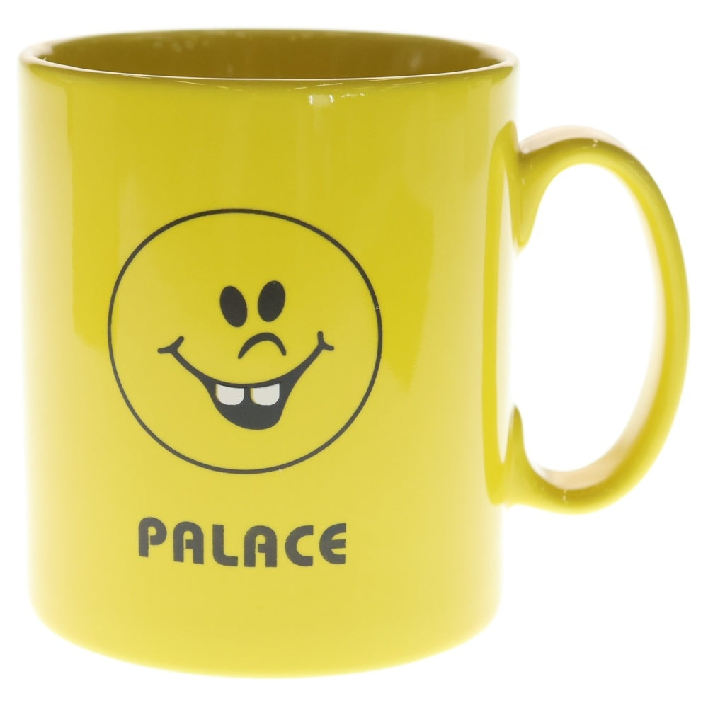Palace Skateboards(パレススケートボーズ) 18AW Smiley Mug スマイリー マグカップ コップ 陶器 イエロー ■