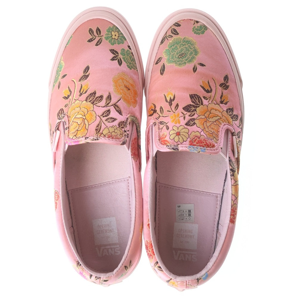 VANS(ヴァンズ) ×Opening Ceremony Volt OG Classic Slip-On PnkFlrl ボルト OG クラシック スリッポン ピンクフローラル ローカットスニーカー VN0A32QNKX9